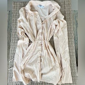 Princess Polly Cream Long Sleeve Dress